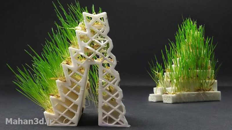 چاپ سه بعدی گلدان با فیلامنت تجزیه پذیر